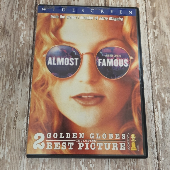 Dreamworks Other - Almost Famous DVD Wide Screen 1970s Rock Culture Cameron Crowe Film